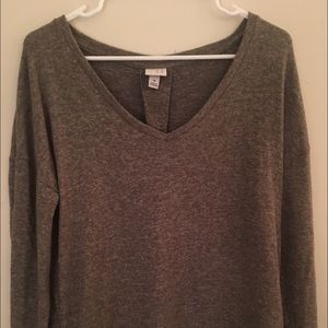 Target A New Day V-neck olive green long sleeve